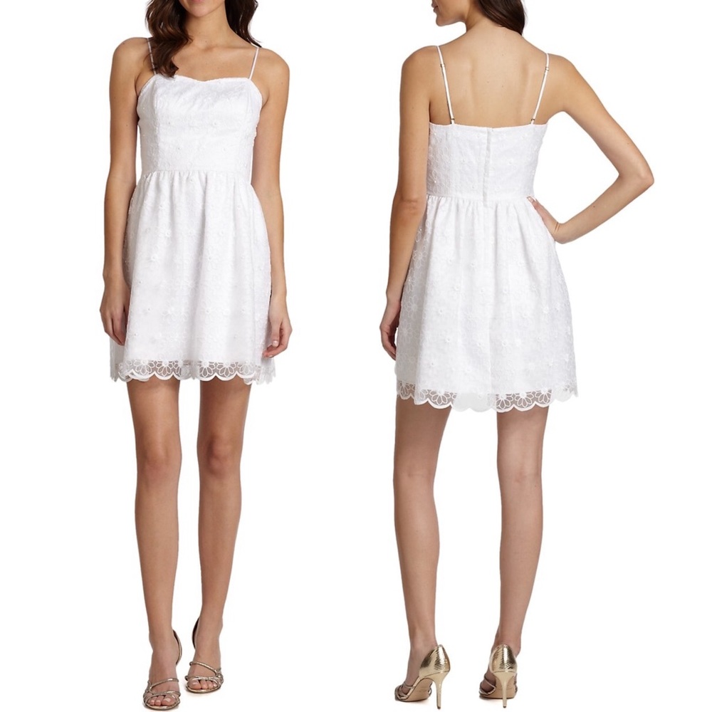 Lilly Pulitzer Surrey Dress Organza A-Line Daisy